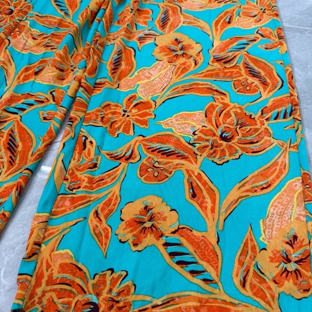 Women’s Bar III Trendy Floral Flat Front Wide Leg Pants Plus Size 14 Petite - Picture 5 of 16